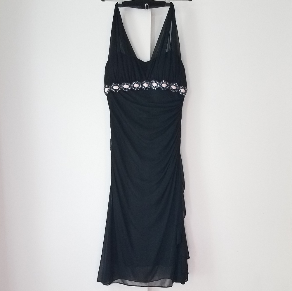 #18) Cache Halter Cocktail Dress